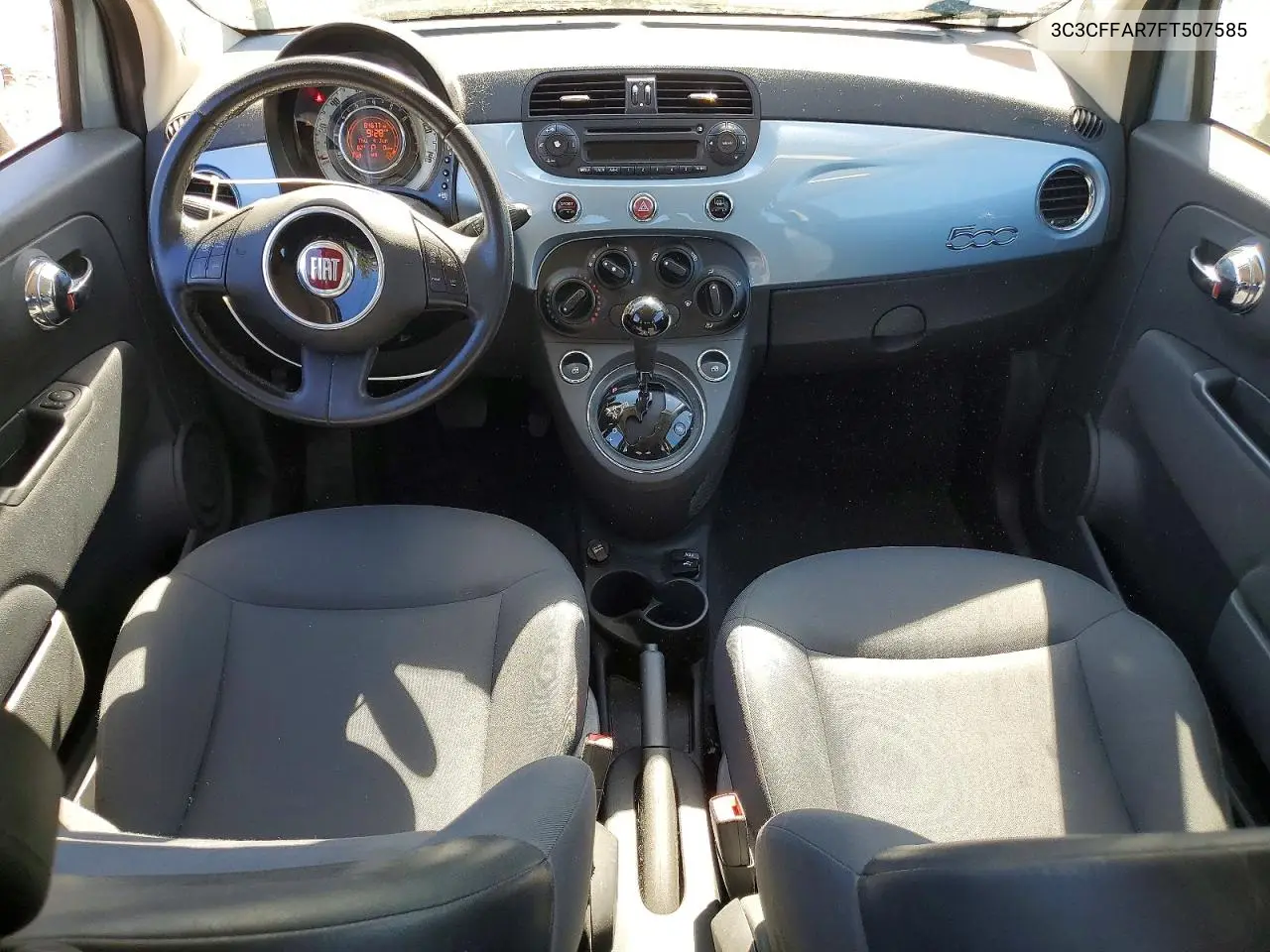 2015 Fiat 500 Pop VIN: 3C3CFFAR7FT507585 Lot: 55417516