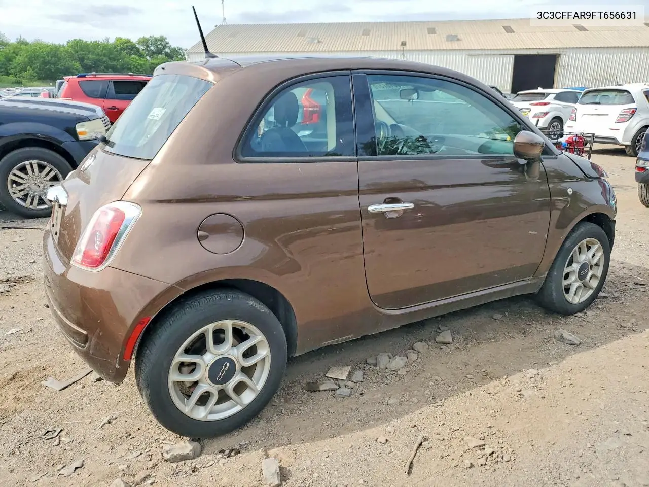 2015 Fiat 500 Pop VIN: 3C3CFFAR9FT656631 Lot: 56167376