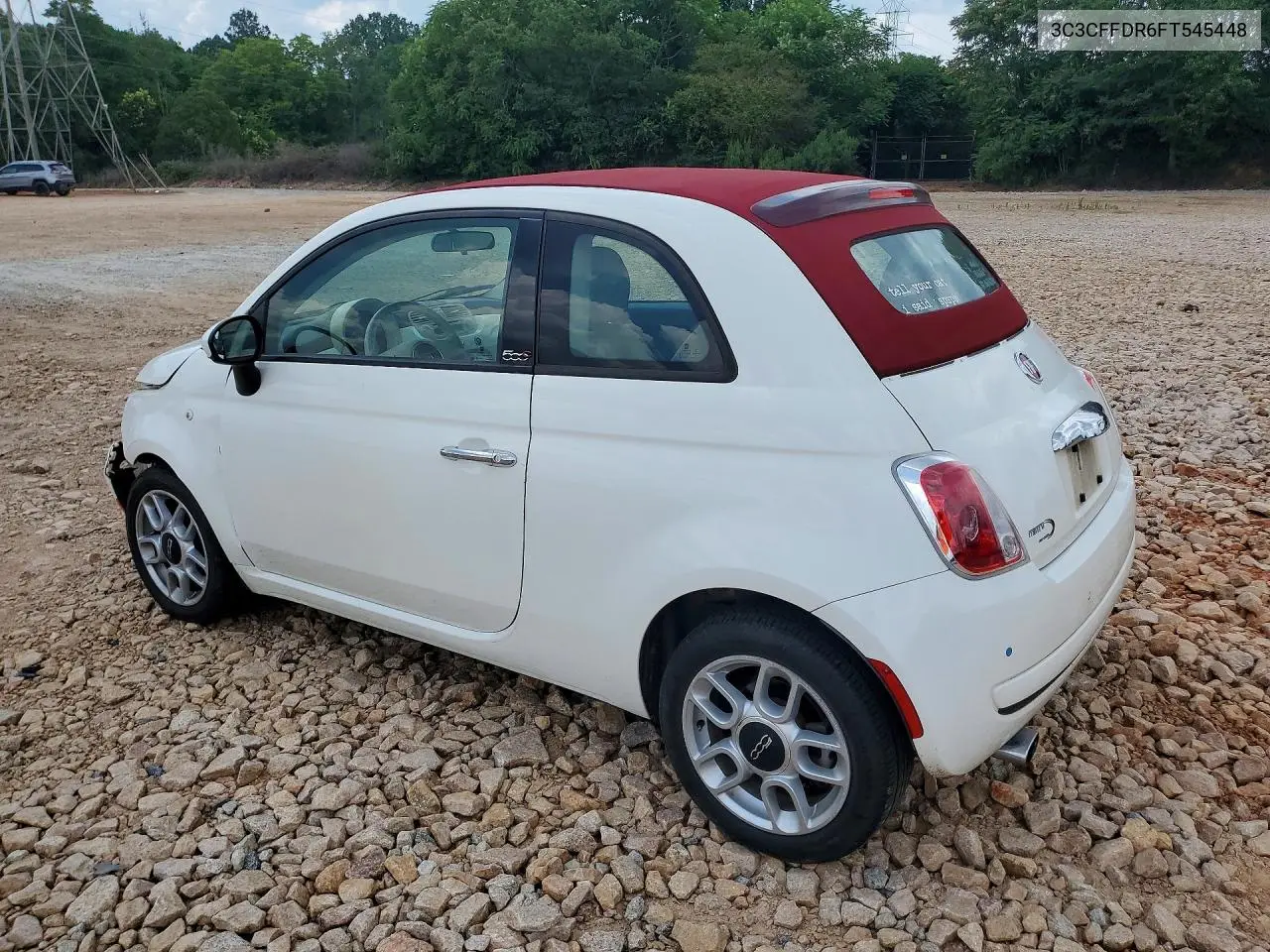 2015 Fiat 500 Pop VIN: 3C3CFFDR6FT545448 Lot: 56431706