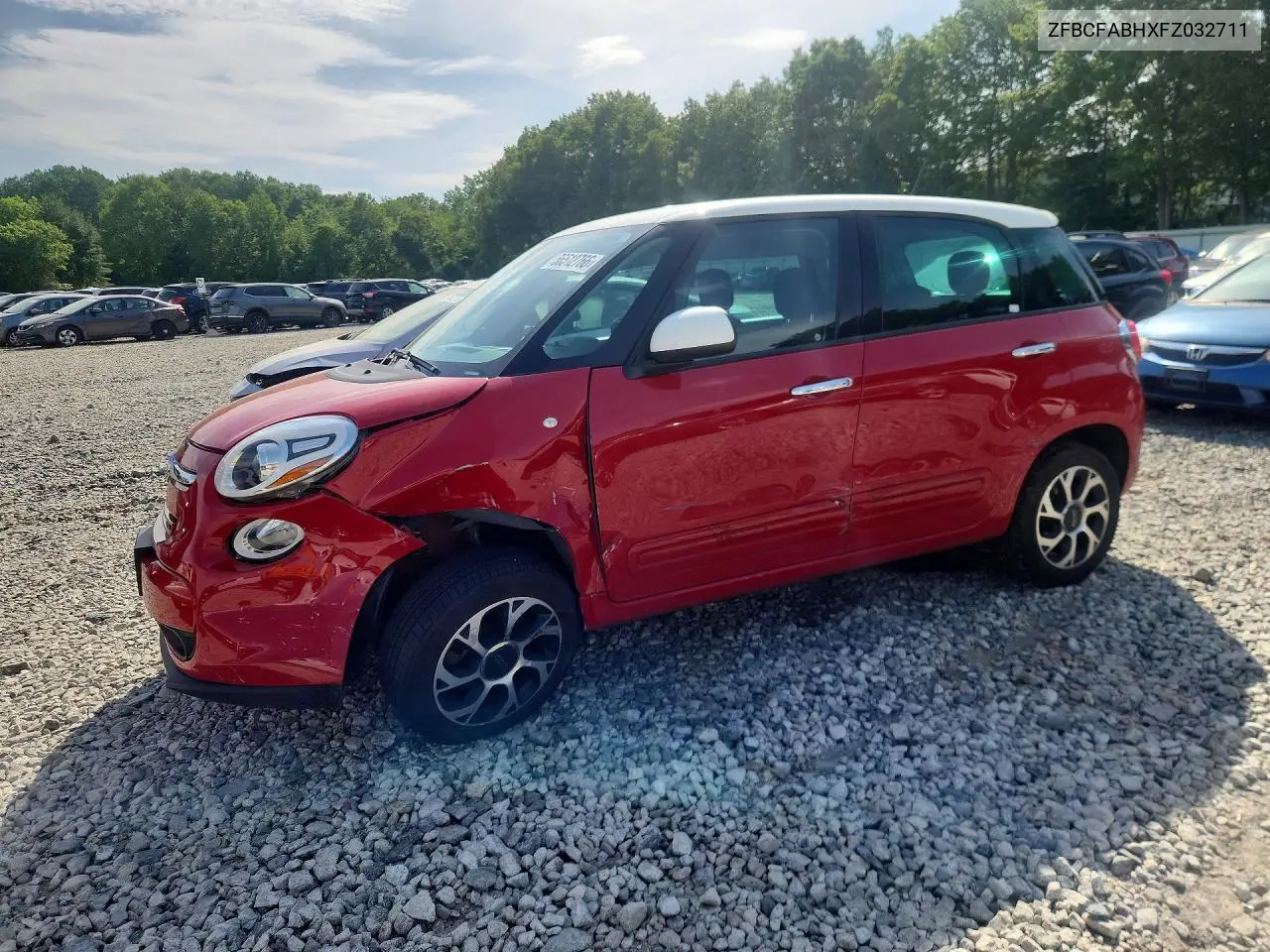 2015 Fiat 500L Easy VIN: ZFBCFABHXFZ032711 Lot: 56512766