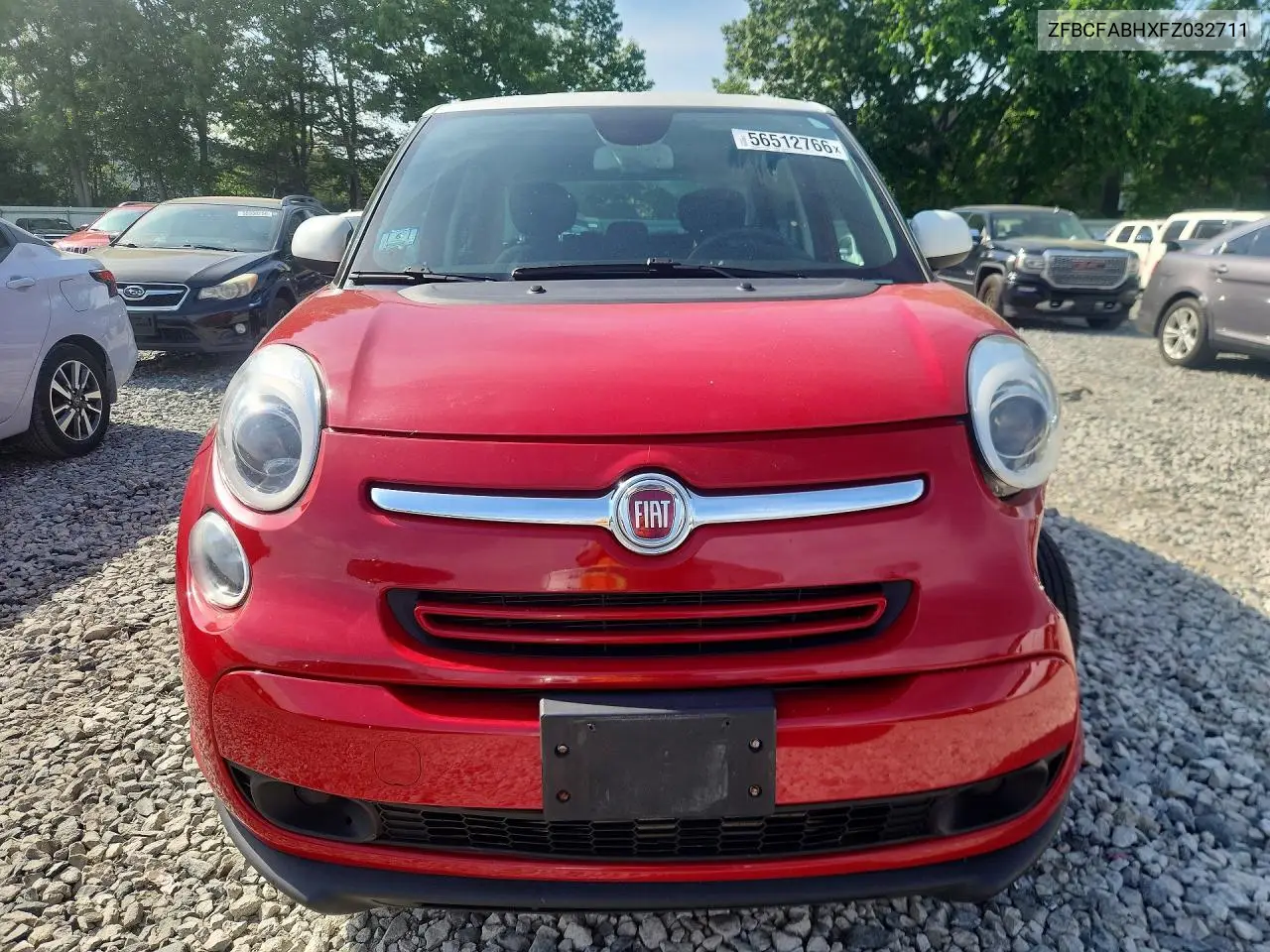 2015 Fiat 500L Easy VIN: ZFBCFABHXFZ032711 Lot: 56512766