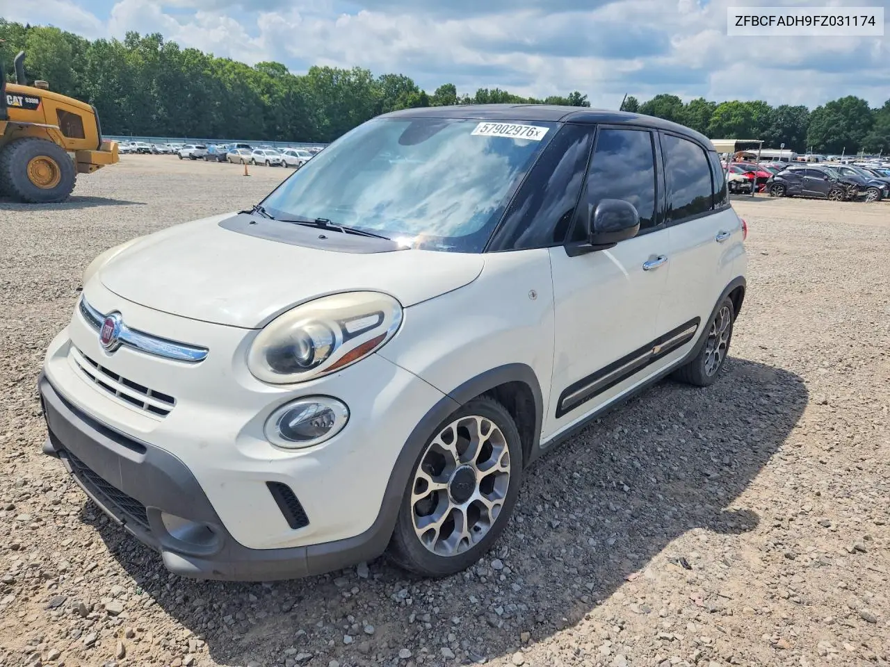 2015 Fiat 500L Trekking VIN: ZFBCFADH9FZ031174 Lot: 57902976