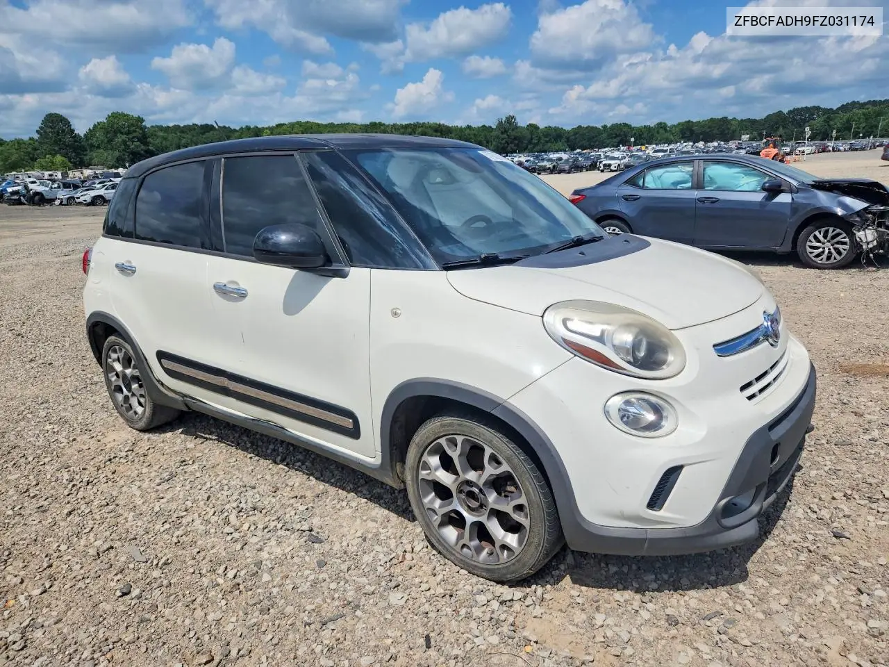 2015 Fiat 500L Trekking VIN: ZFBCFADH9FZ031174 Lot: 57902976