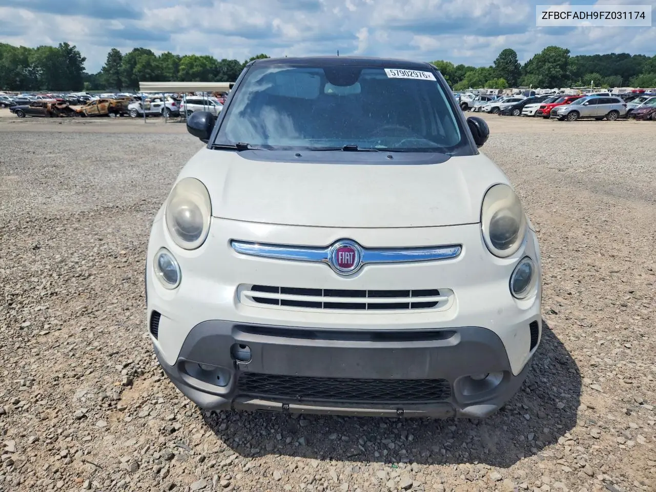 2015 Fiat 500L Trekking VIN: ZFBCFADH9FZ031174 Lot: 57902976
