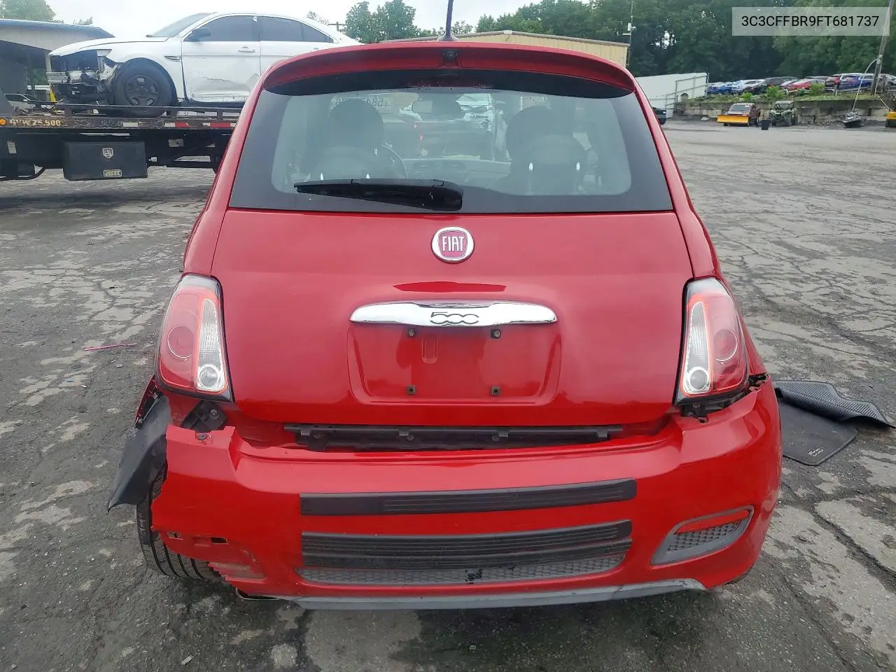 2015 Fiat 500 Sport VIN: 3C3CFFBR9FT681737 Lot: 58473776
