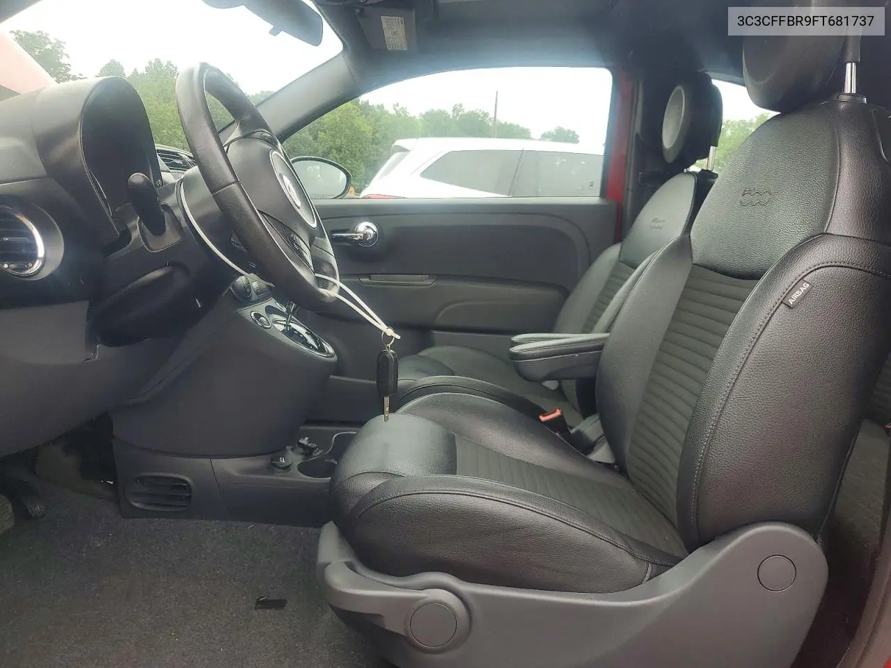 2015 Fiat 500 Sport VIN: 3C3CFFBR9FT681737 Lot: 58473776
