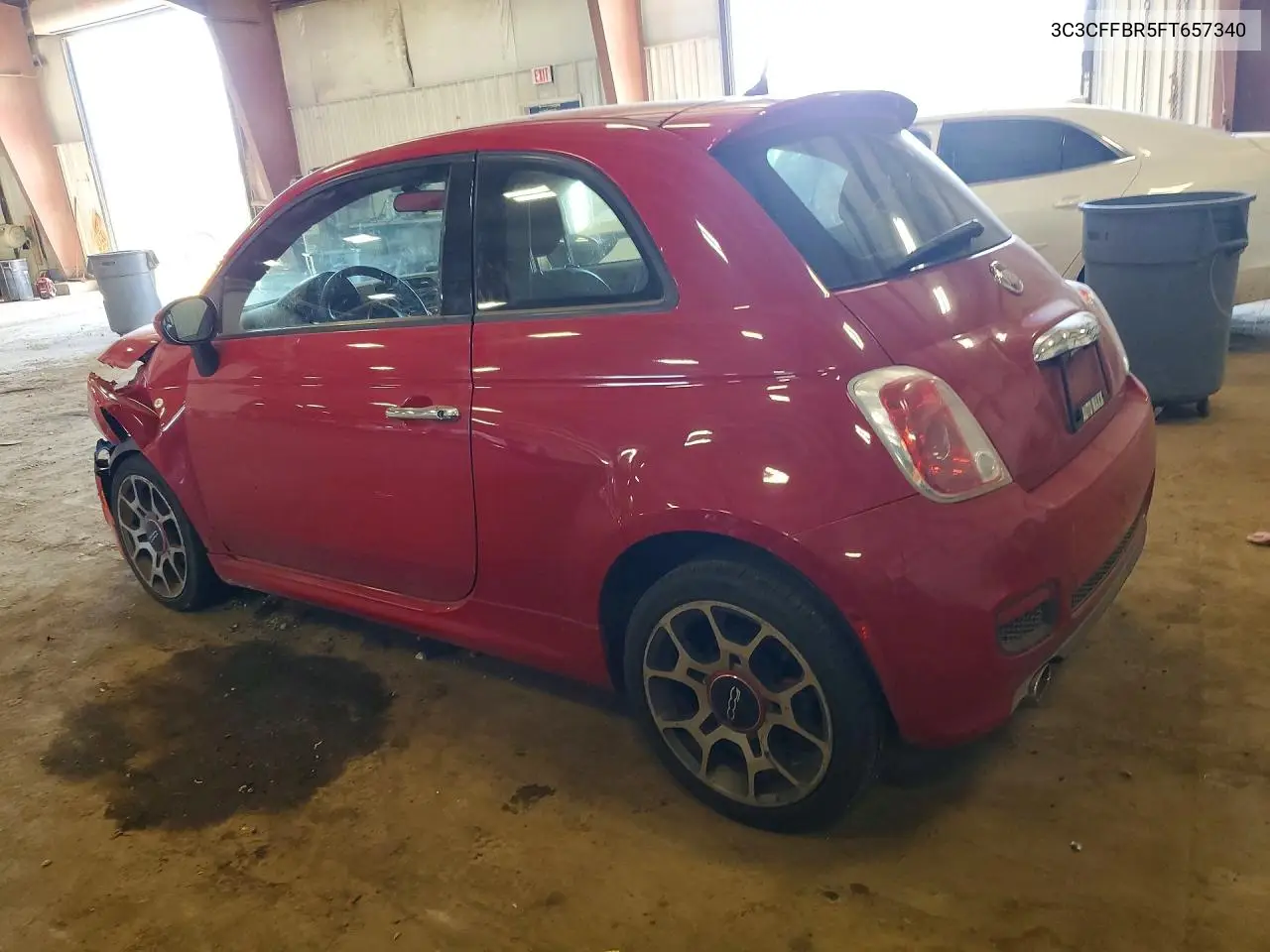 2015 Fiat 500 Sport VIN: 3C3CFFBR5FT657340 Lot: 59084316