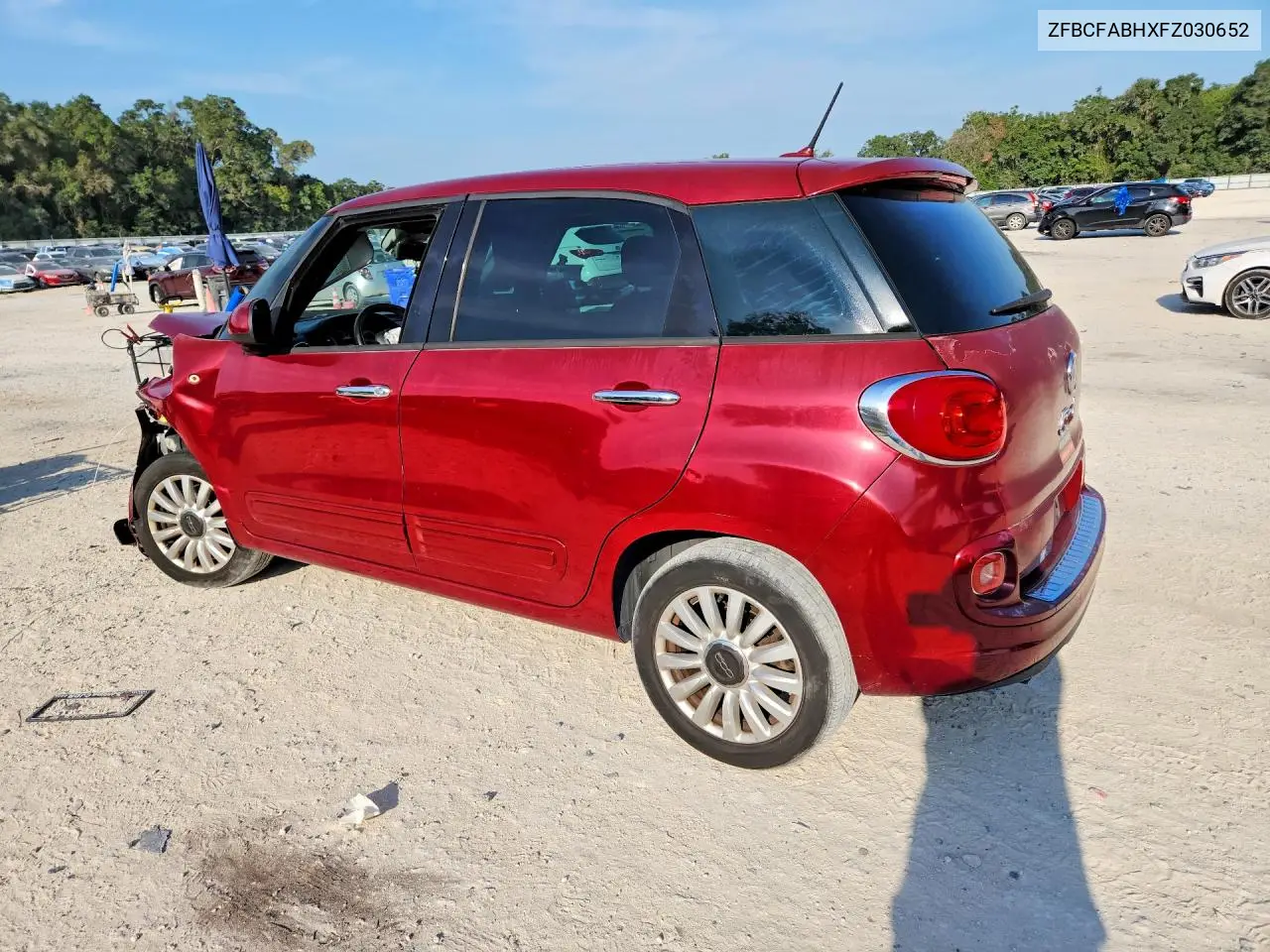 2015 Fiat 500L Easy VIN: ZFBCFABHXFZ030652 Lot: 59250786
