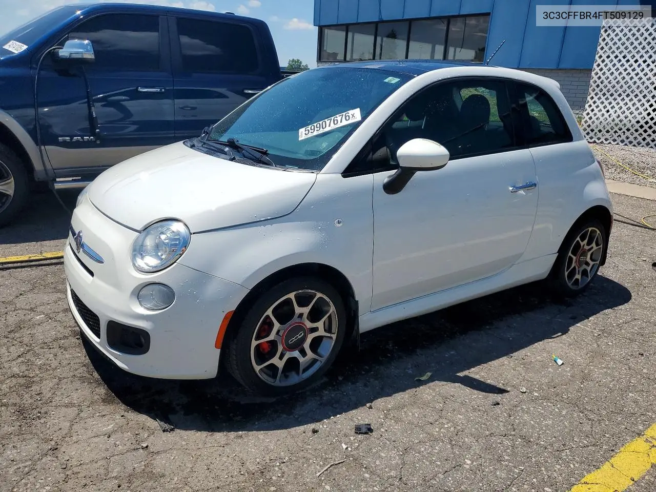 2015 Fiat 500 Sport VIN: 3C3CFFBR4FT509129 Lot: 59907676