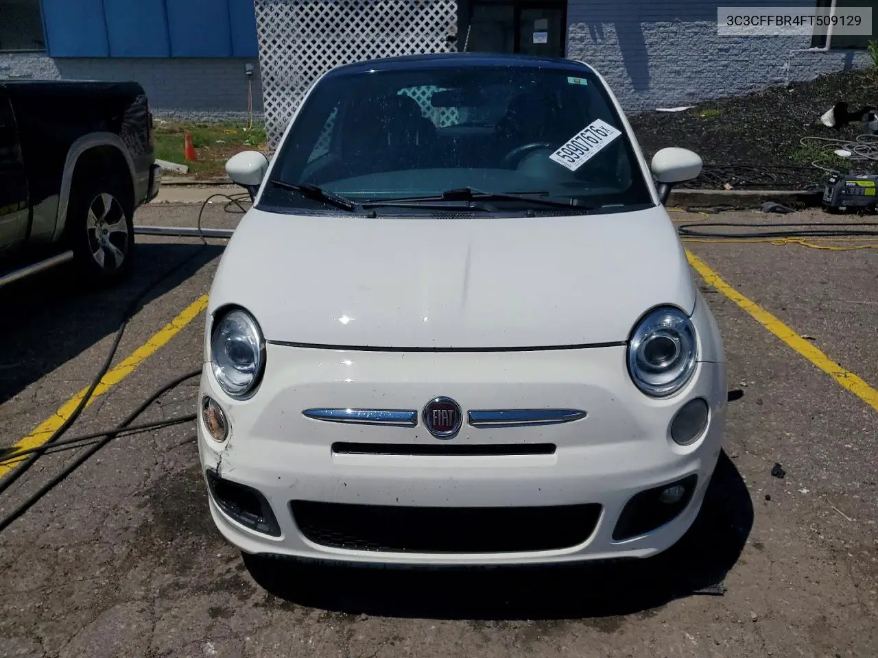 2015 Fiat 500 Sport VIN: 3C3CFFBR4FT509129 Lot: 59907676