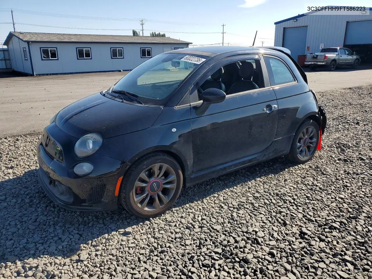 2015 Fiat 500 Sport VIN: 3C3CFFHH9FT586223 Lot: 60022736