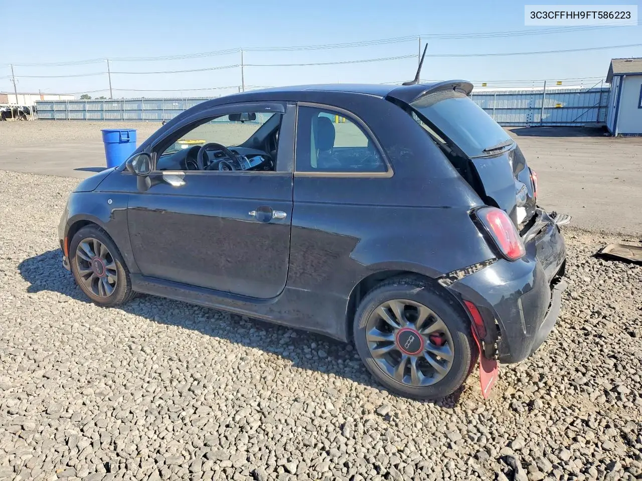 2015 Fiat 500 Sport VIN: 3C3CFFHH9FT586223 Lot: 60022736