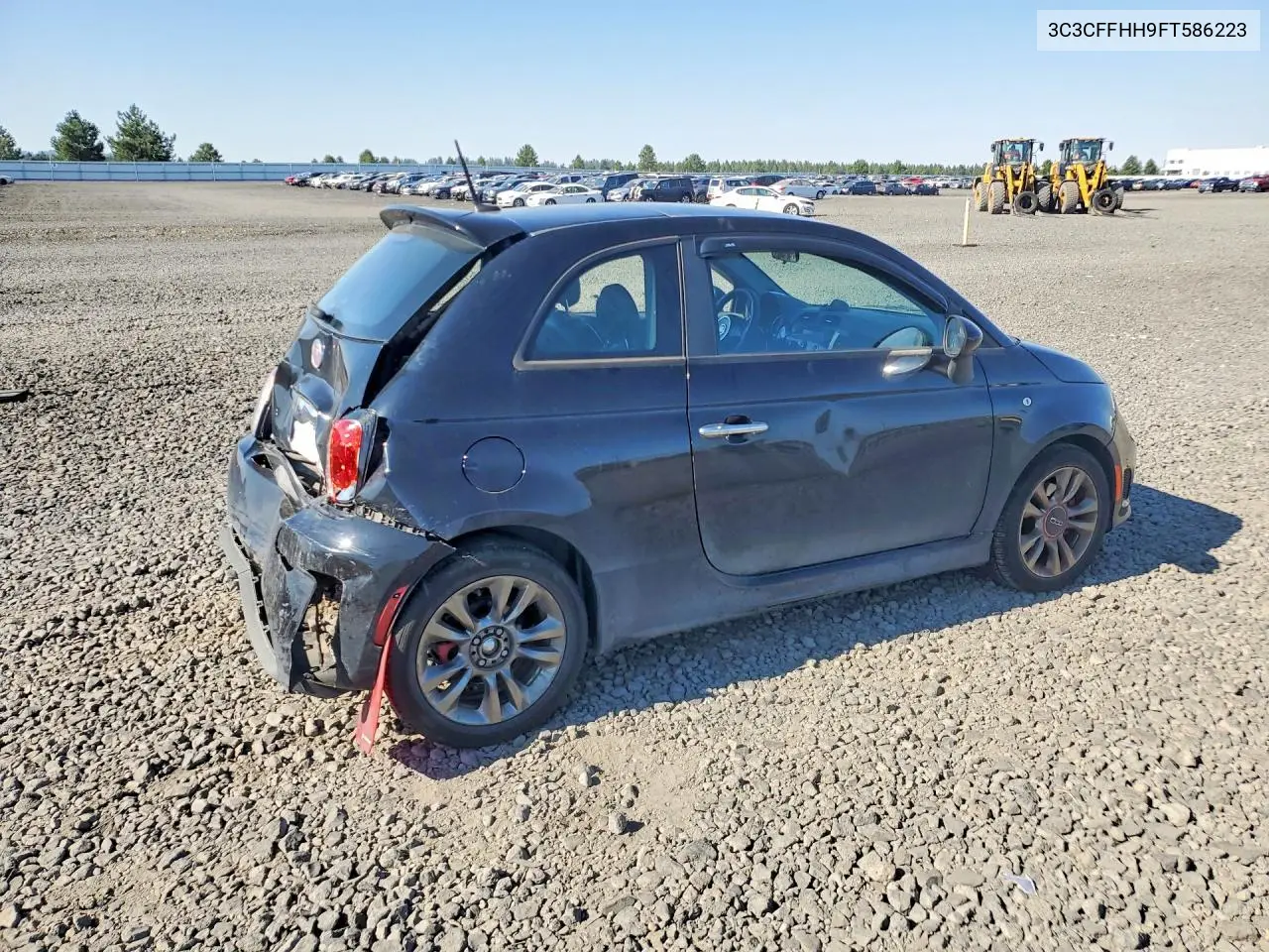2015 Fiat 500 Sport VIN: 3C3CFFHH9FT586223 Lot: 60022736