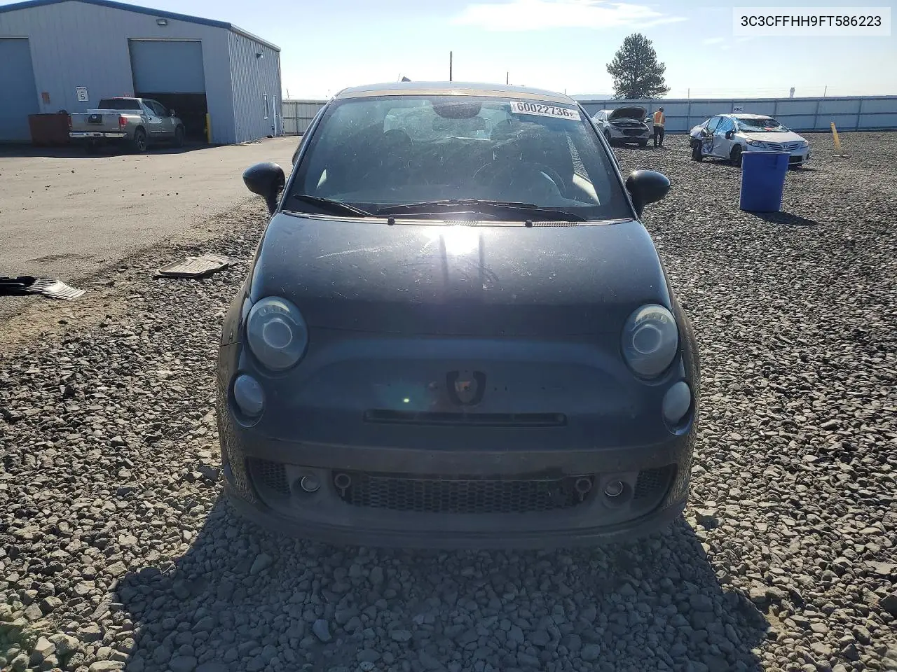 2015 Fiat 500 Sport VIN: 3C3CFFHH9FT586223 Lot: 60022736