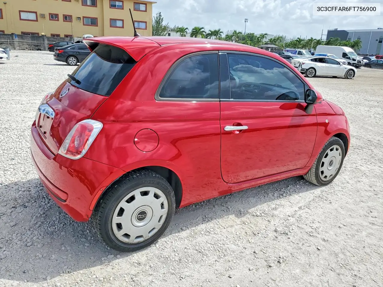 2015 Fiat 500 Pop VIN: 3C3CFFAR6FT756900 Lot: 60772396