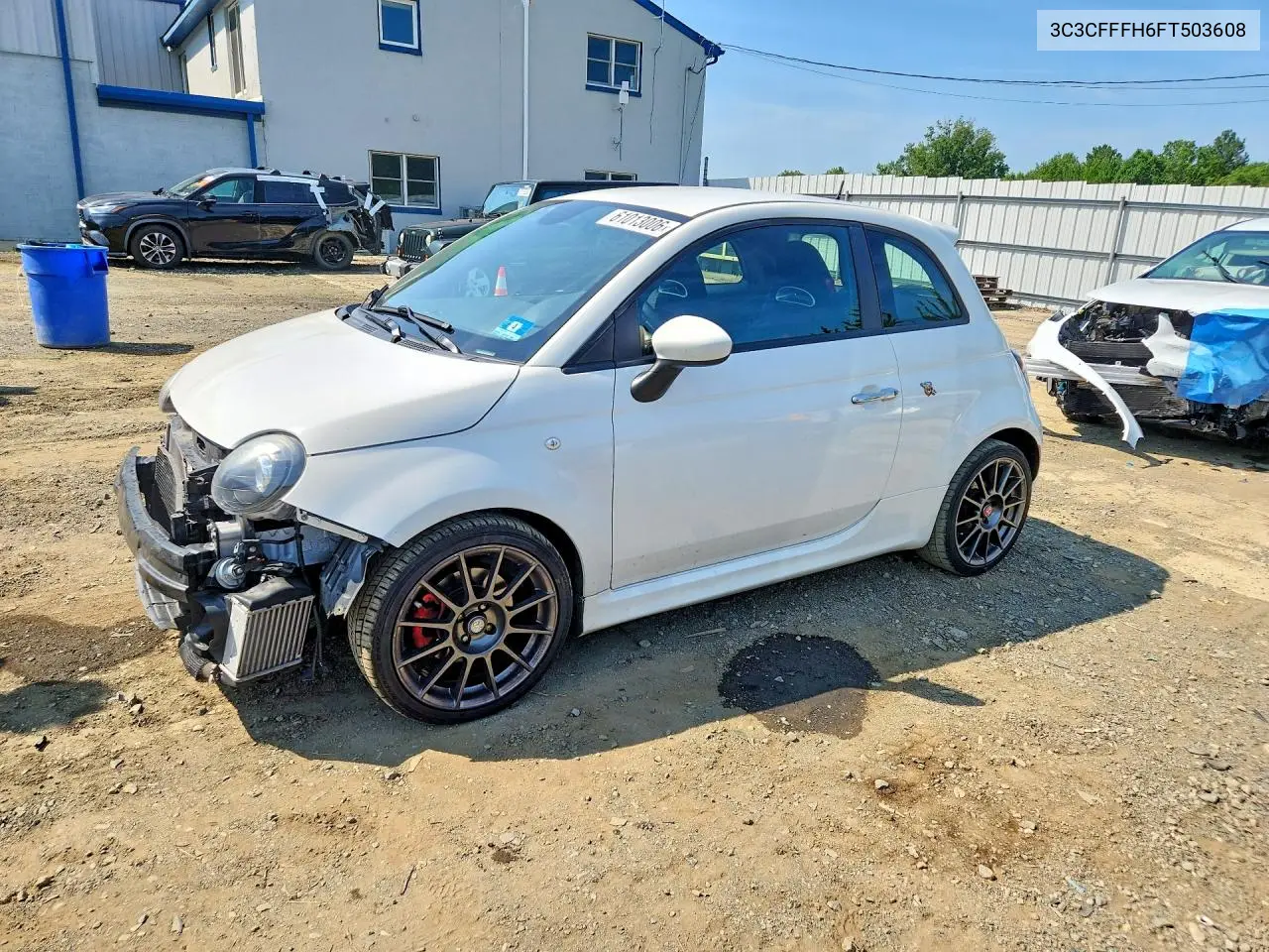 2015 Fiat 500 Abarth VIN: 3C3CFFFH6FT503608 Lot: 61013006