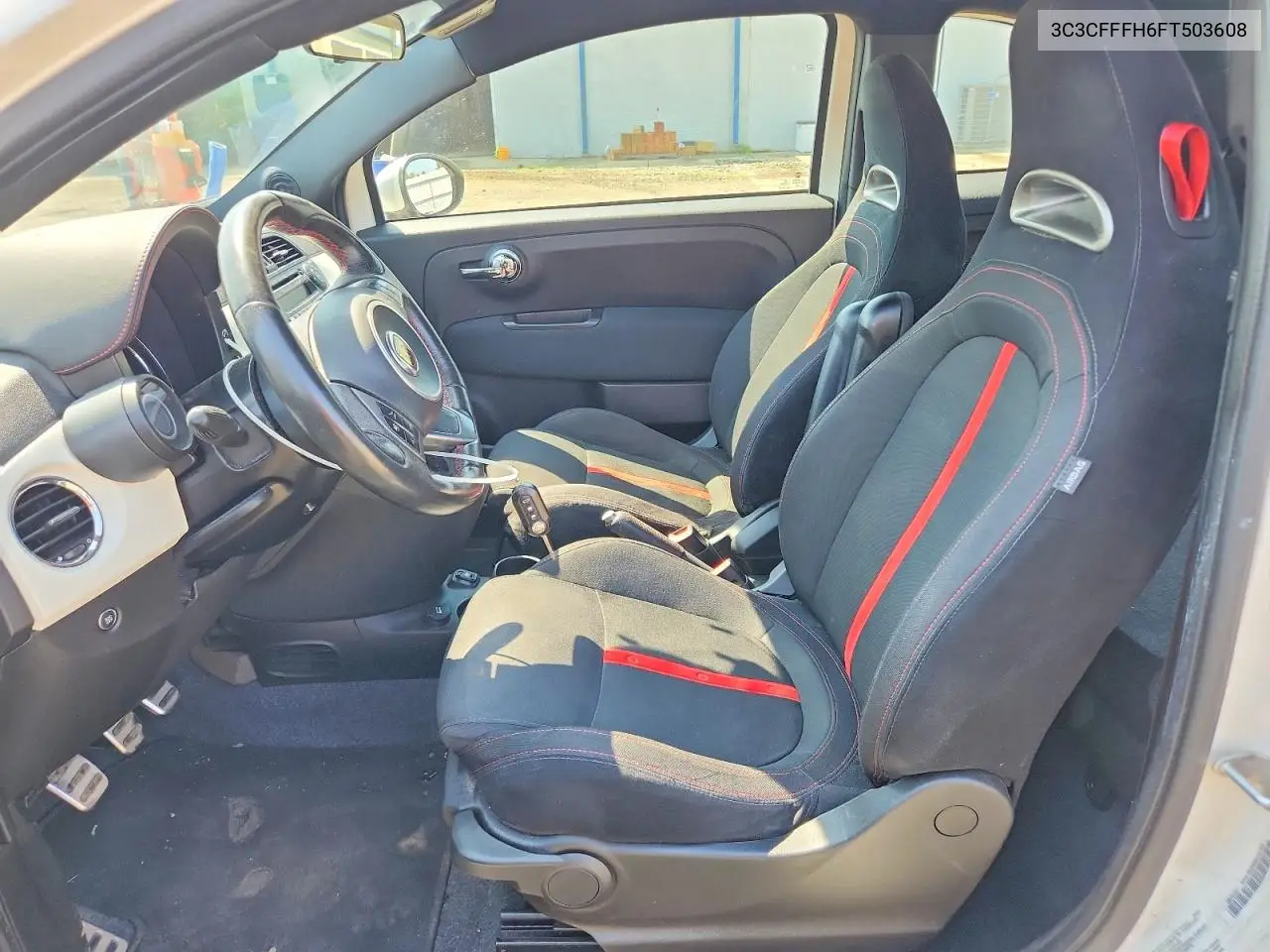 2015 Fiat 500 Abarth VIN: 3C3CFFFH6FT503608 Lot: 61013006