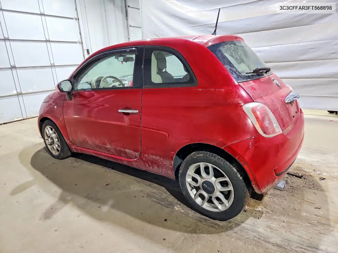 2015 Fiat 500 Pop VIN: 3C3CFFAR3FT568898 Lot: 61260256