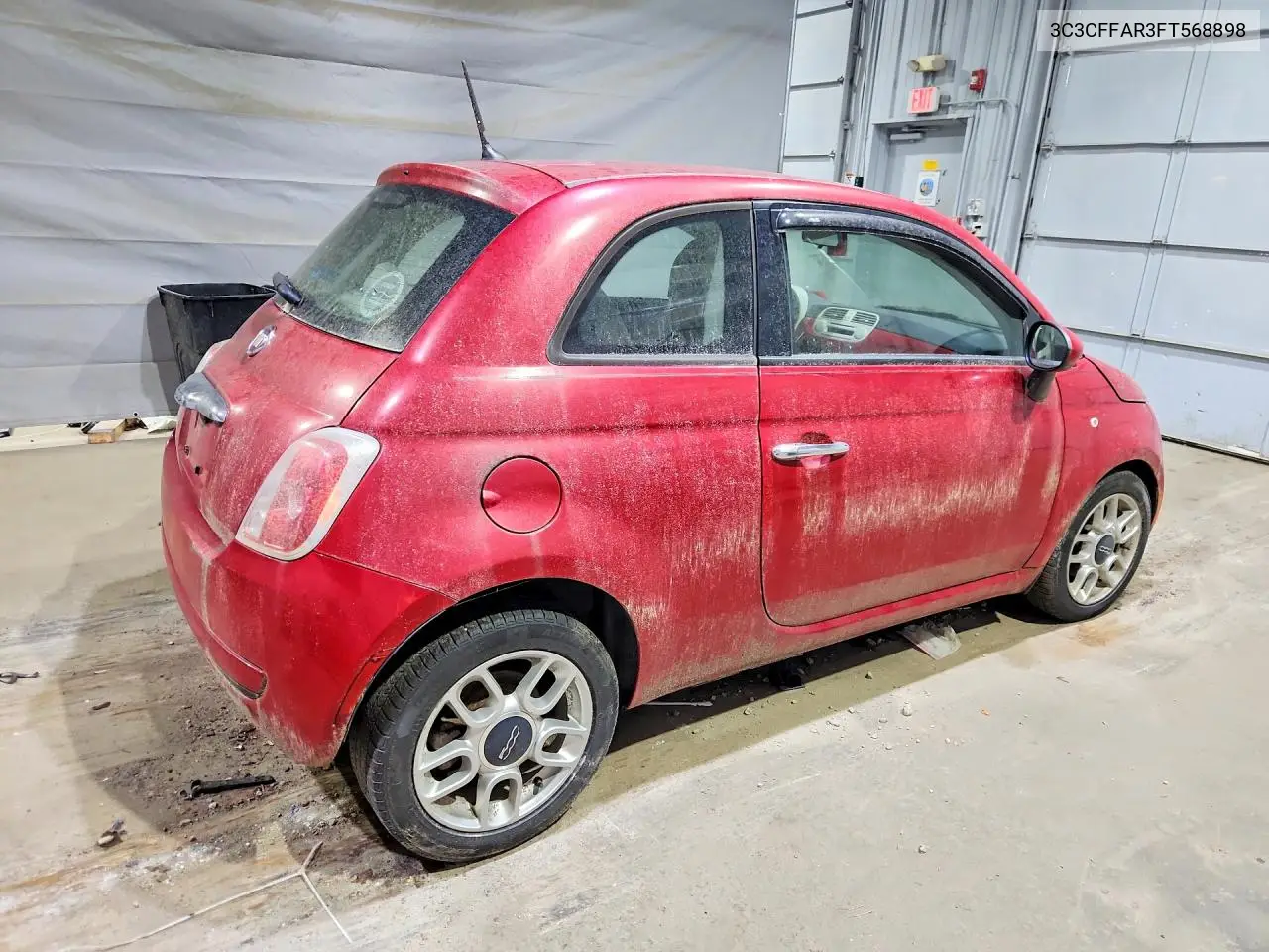 2015 Fiat 500 Pop VIN: 3C3CFFAR3FT568898 Lot: 61260256