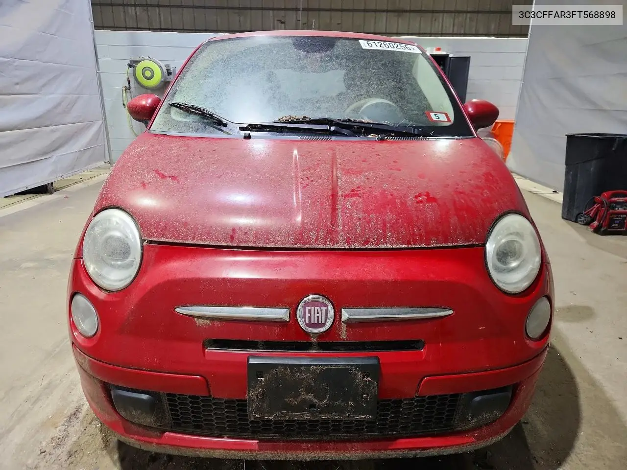 2015 Fiat 500 Pop VIN: 3C3CFFAR3FT568898 Lot: 61260256