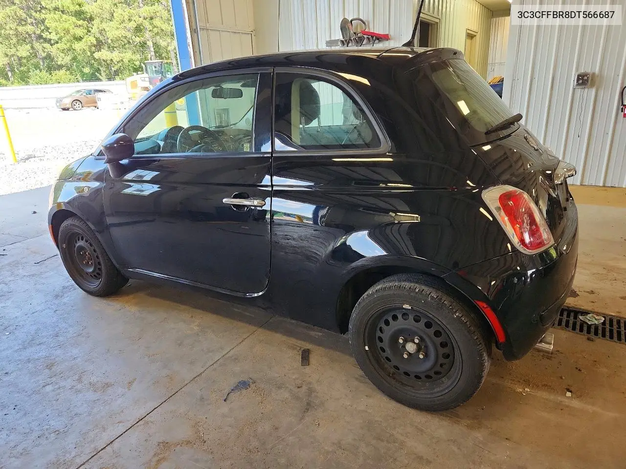 2015 Fiat 500 VIN: 3C3CFFBR8DT566687 Lot: 61742846
