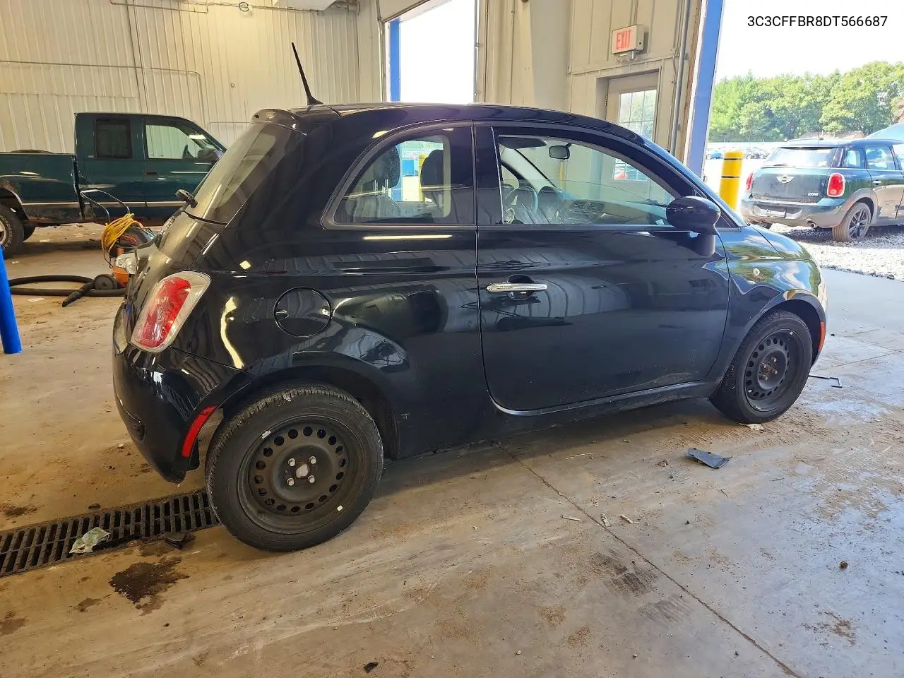 2015 Fiat 500 VIN: 3C3CFFBR8DT566687 Lot: 61742846