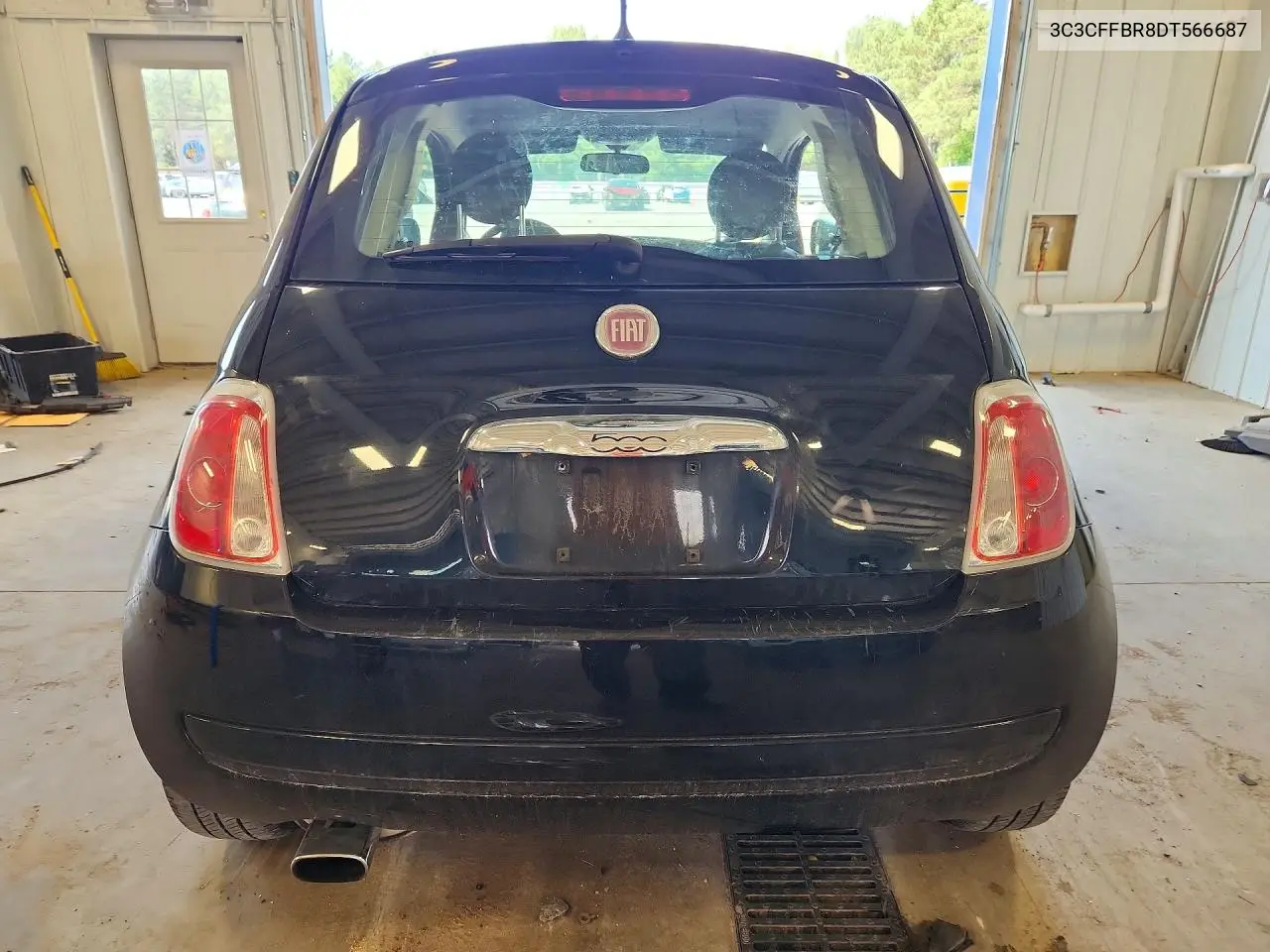2015 Fiat 500 VIN: 3C3CFFBR8DT566687 Lot: 61742846