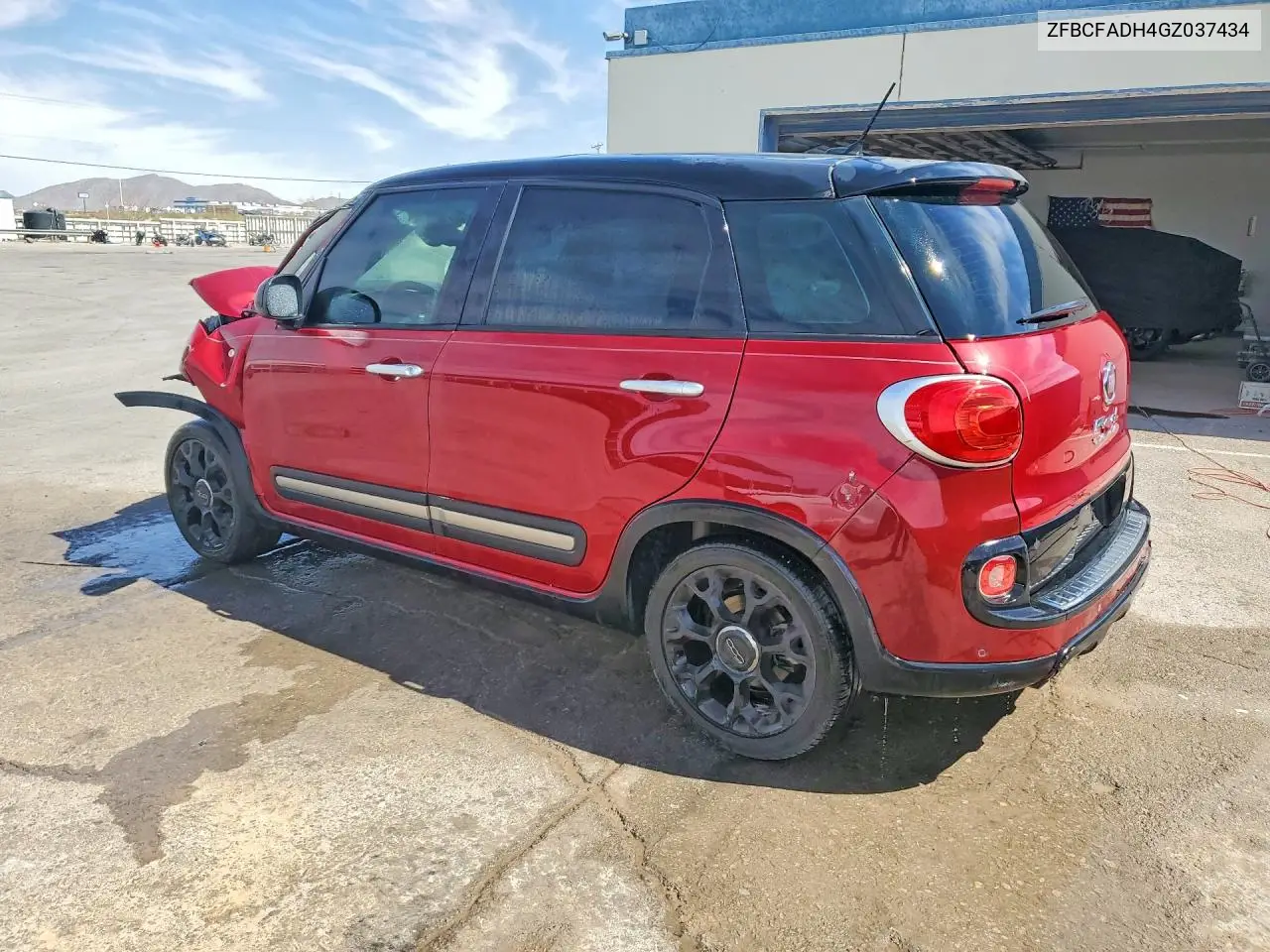 2016 Fiat 500L Trekking VIN: ZFBCFADH4GZ037434 Lot: 48134826