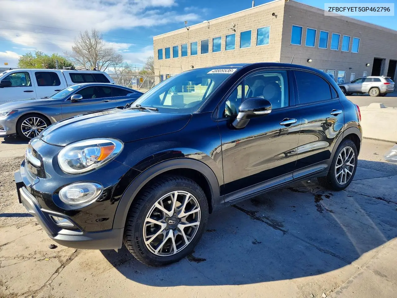 2016 Fiat 500X Trekking Plus VIN: ZFBCFYET5GP462796 Lot: 48809536