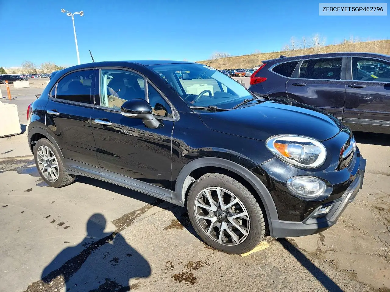 2016 Fiat 500X Trekking Plus VIN: ZFBCFYET5GP462796 Lot: 48809536