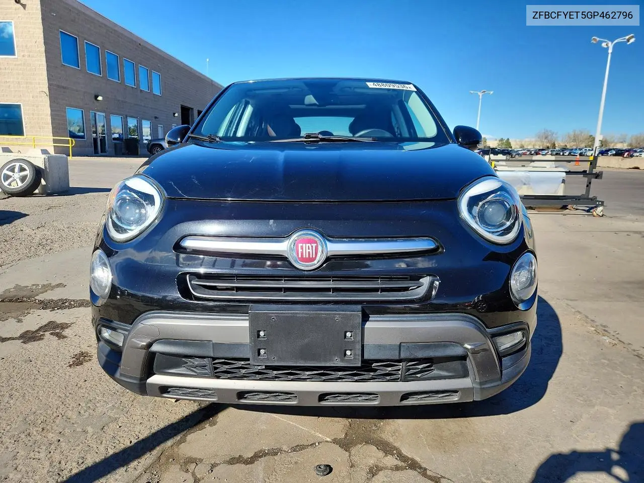 2016 Fiat 500X Trekking Plus VIN: ZFBCFYET5GP462796 Lot: 48809536