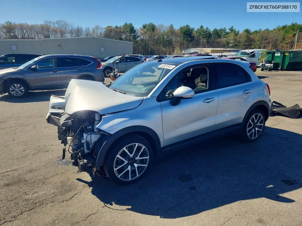 2016 Fiat 500X Trekking Plus VIN: ZFBCFXET6GP388170 Lot: 50829946