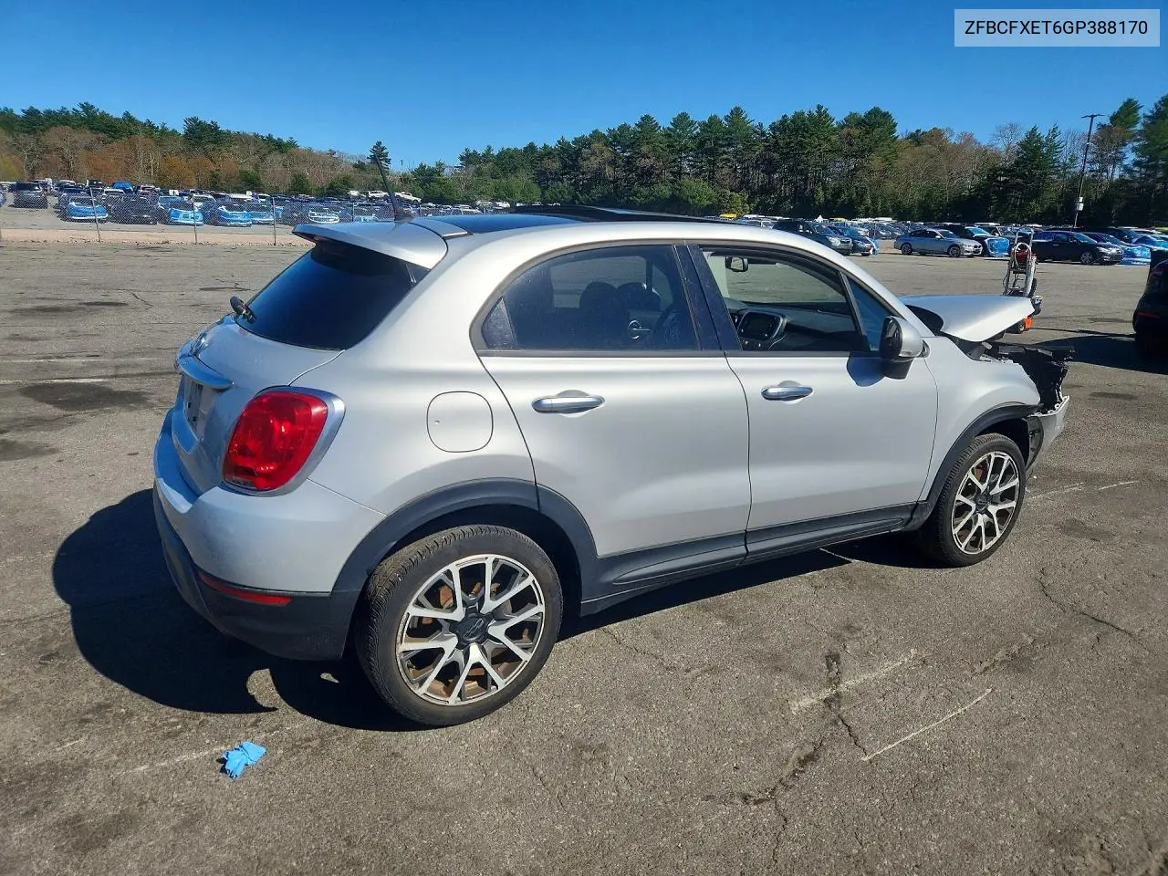 2016 Fiat 500X Trekking Plus VIN: ZFBCFXET6GP388170 Lot: 50829946