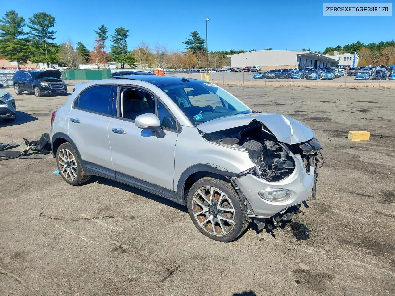 2016 Fiat 500X Trekking Plus VIN: ZFBCFXET6GP388170 Lot: 50829946