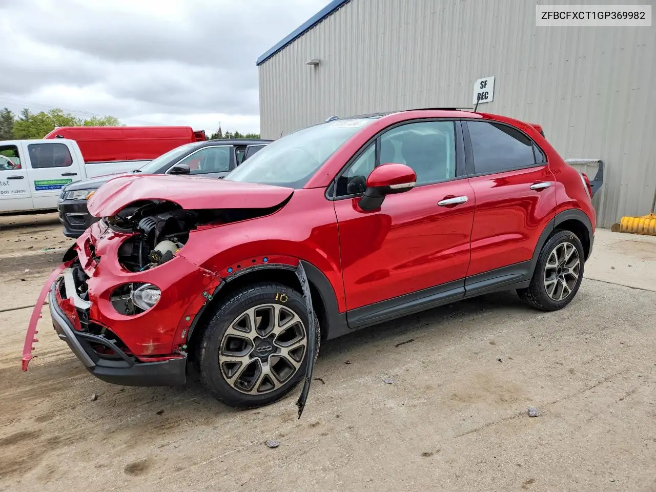 2016 Fiat 500X Trekking VIN: ZFBCFXCT1GP369982 Lot: 51857496
