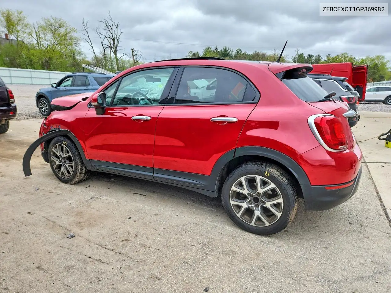 2016 Fiat 500X Trekking VIN: ZFBCFXCT1GP369982 Lot: 51857496