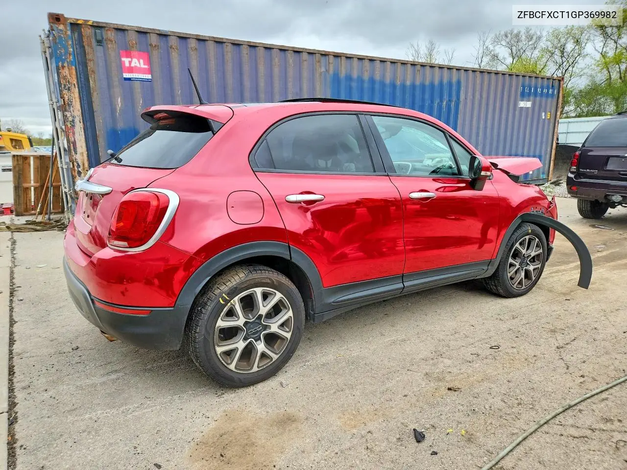 2016 Fiat 500X Trekking VIN: ZFBCFXCT1GP369982 Lot: 51857496
