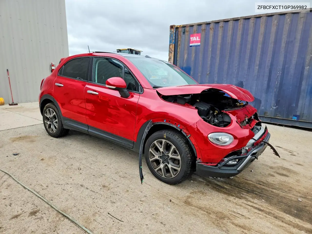 2016 Fiat 500X Trekking VIN: ZFBCFXCT1GP369982 Lot: 51857496