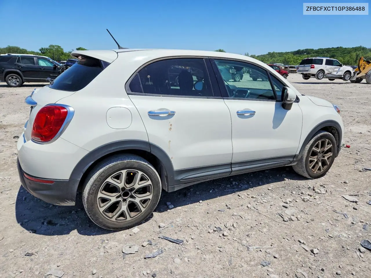 2016 Fiat 500X Trekking VIN: ZFBCFXCT1GP386488 Lot: 52991156