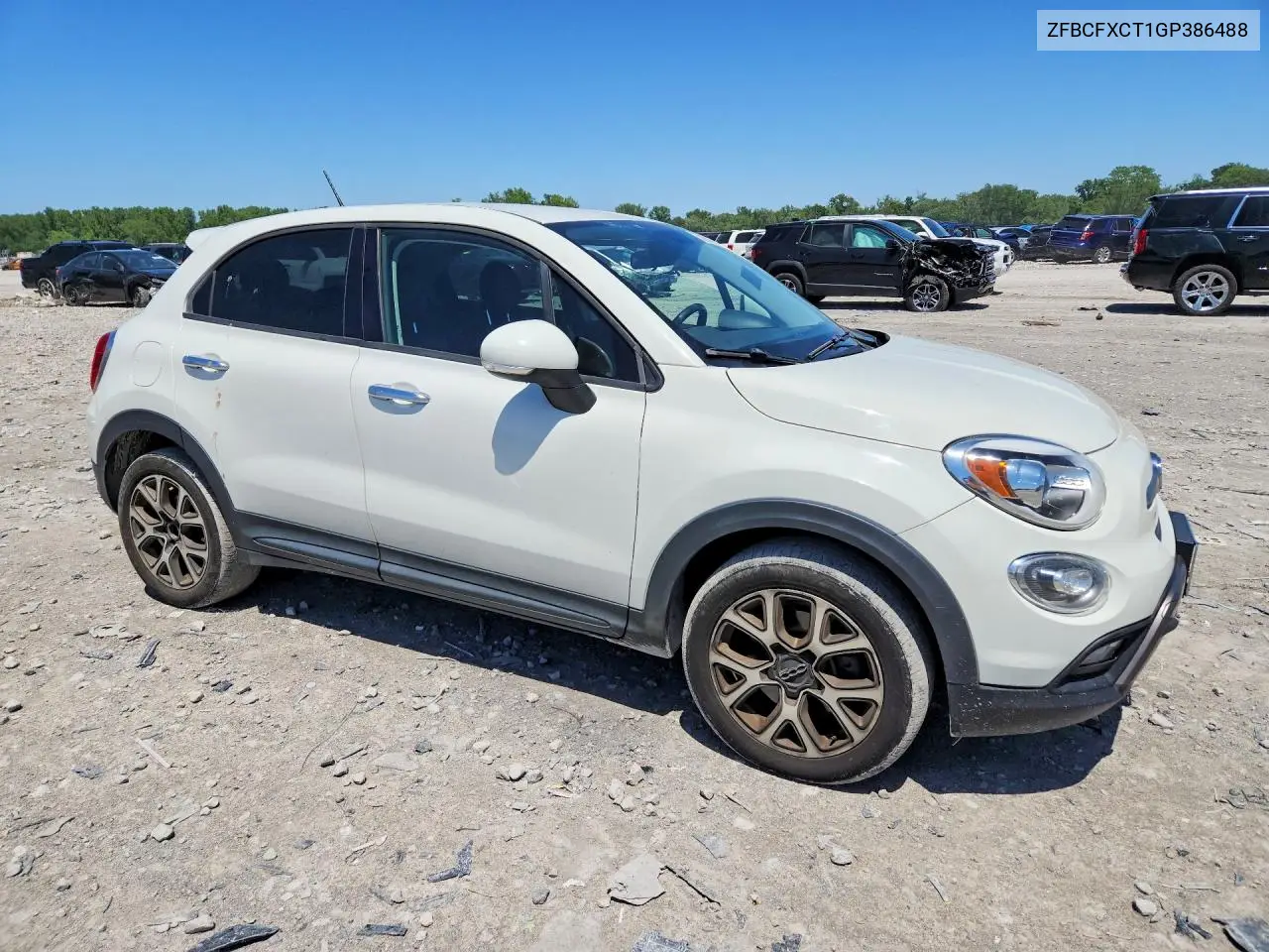 2016 Fiat 500X Trekking VIN: ZFBCFXCT1GP386488 Lot: 52991156