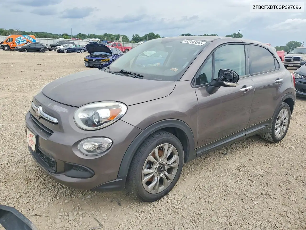 2016 Fiat 500X Easy VIN: ZFBCFXBT6GP397696 Lot: 55544186