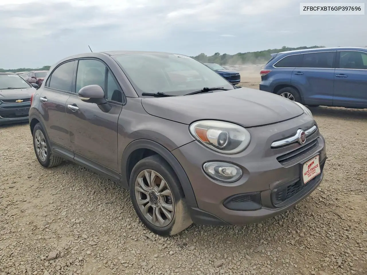 2016 Fiat 500X Easy VIN: ZFBCFXBT6GP397696 Lot: 55544186