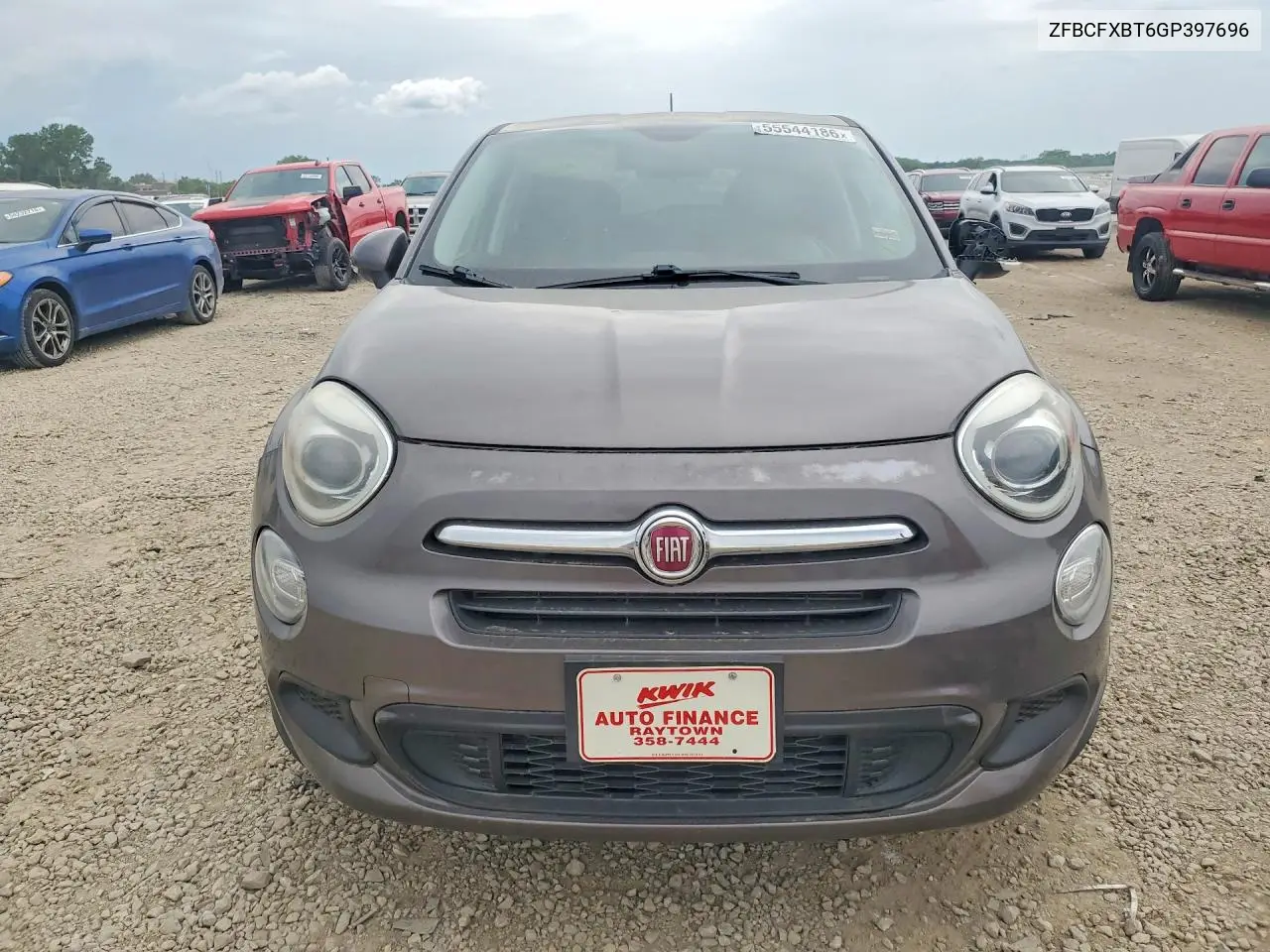 2016 Fiat 500X Easy VIN: ZFBCFXBT6GP397696 Lot: 55544186