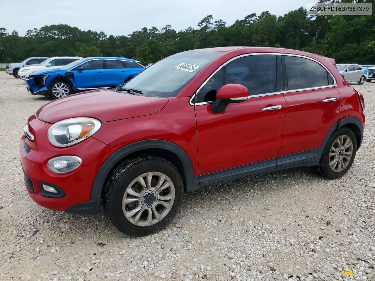 2016 Fiat 500X Lounge VIN: ZFBCFYDT6GP387379 Lot: 56608626