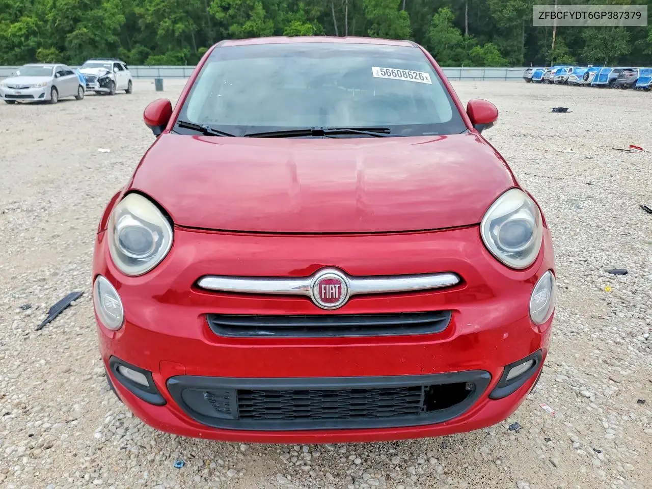 2016 Fiat 500X Lounge VIN: ZFBCFYDT6GP387379 Lot: 56608626