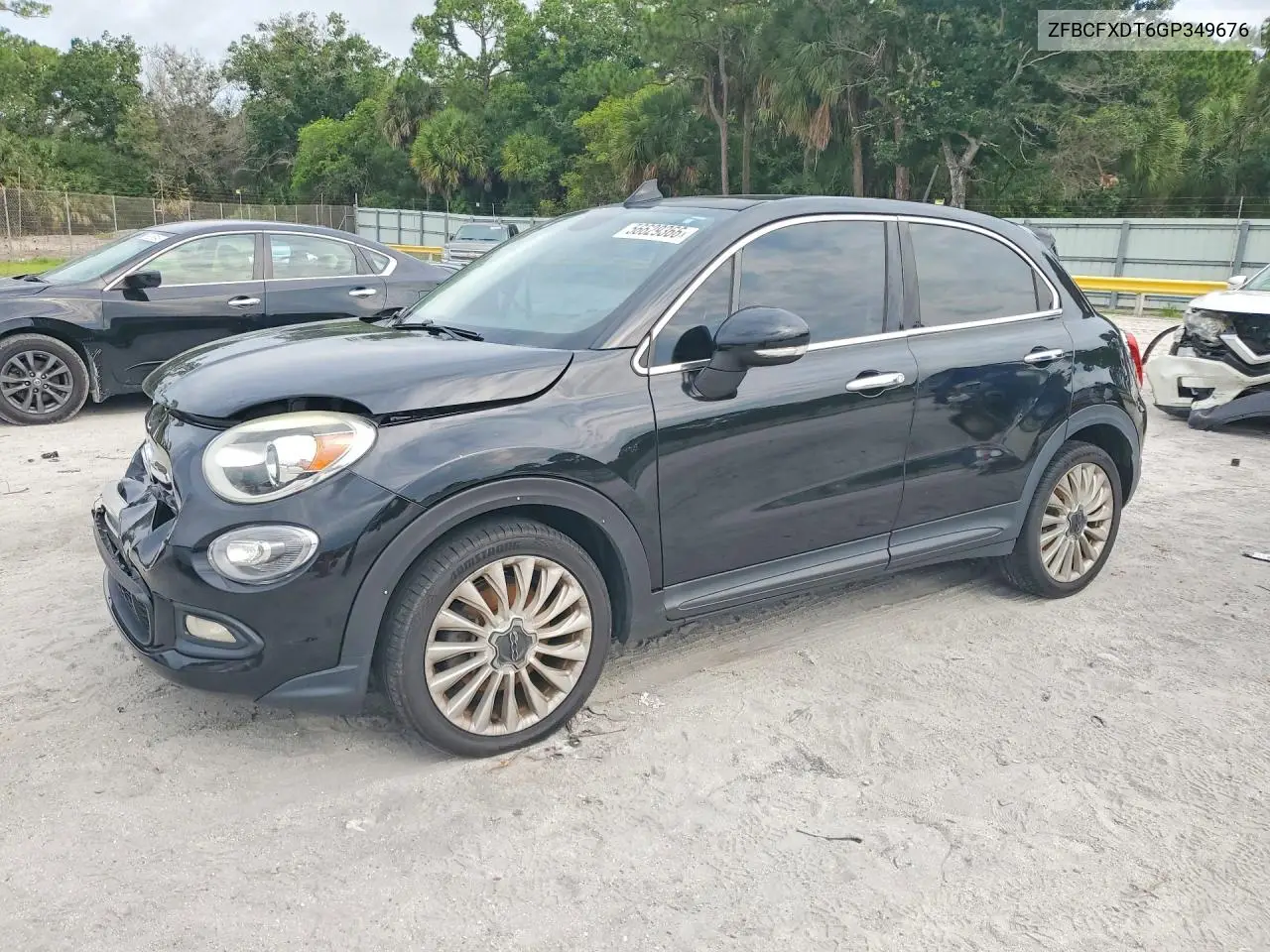 2016 Fiat 500X Lounge VIN: ZFBCFXDT6GP349676 Lot: 56629366