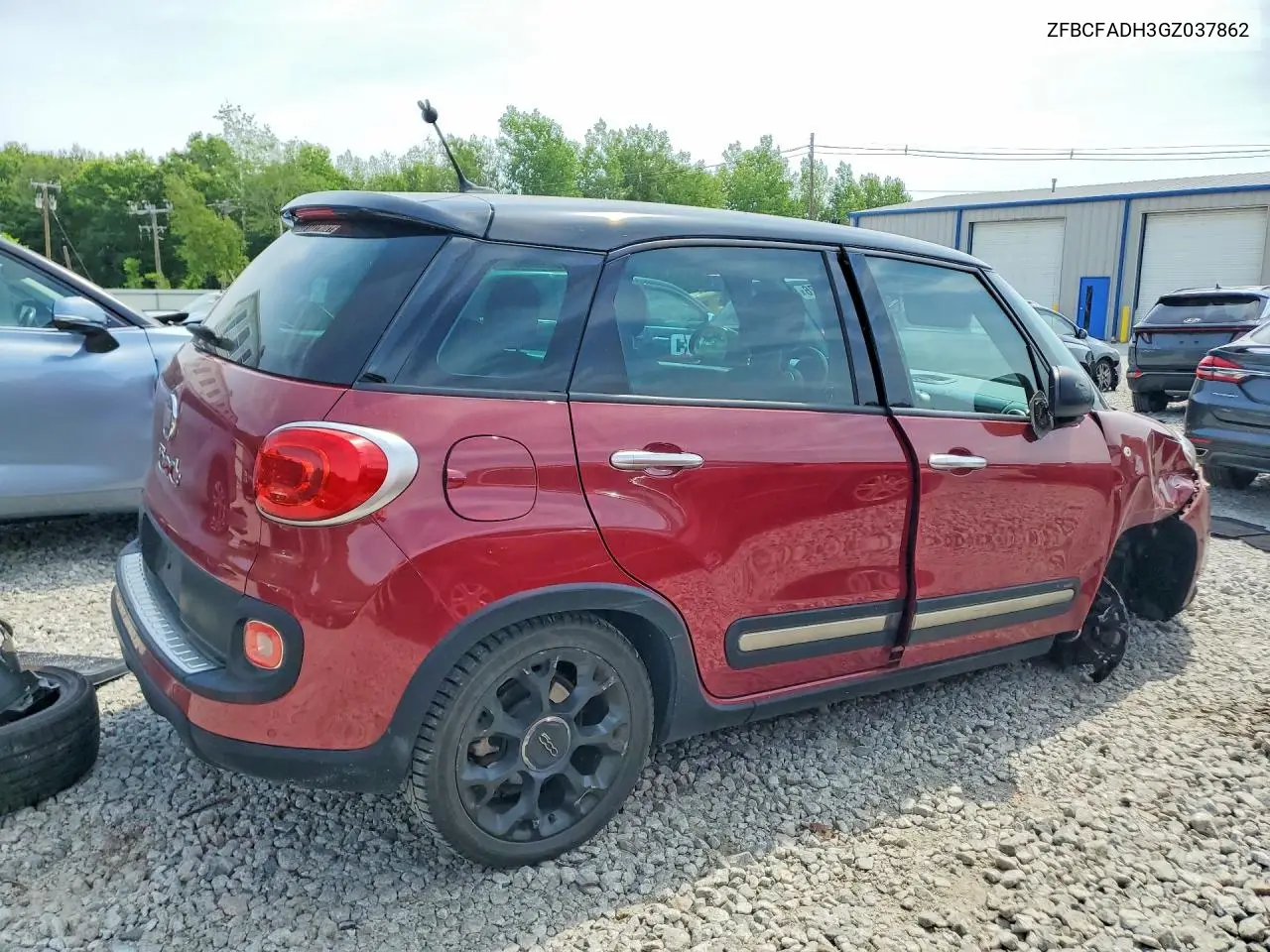 2016 Fiat 500L Trekking VIN: ZFBCFADH3GZ037862 Lot: 56870176