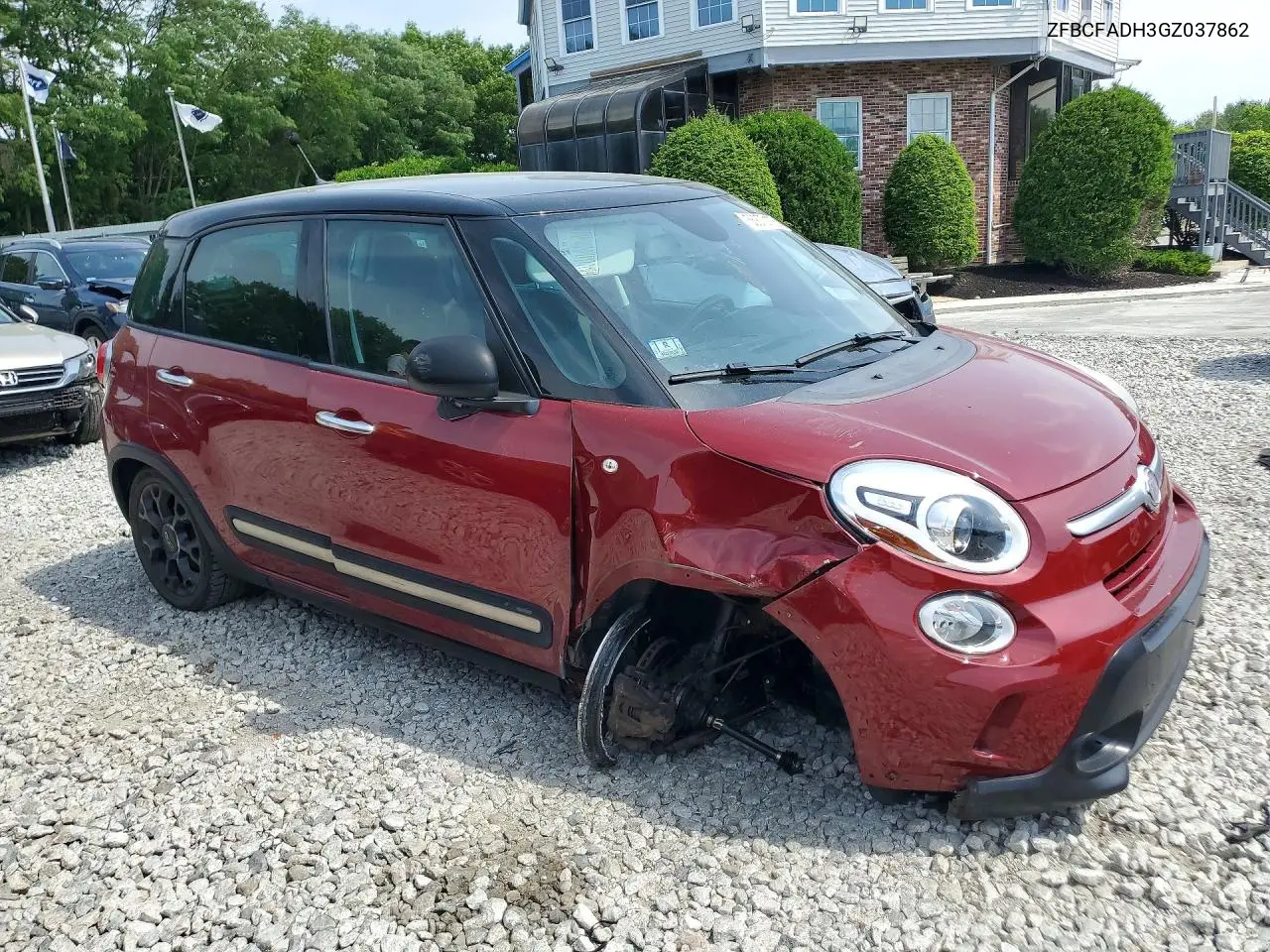 2016 Fiat 500L Trekking VIN: ZFBCFADH3GZ037862 Lot: 56870176