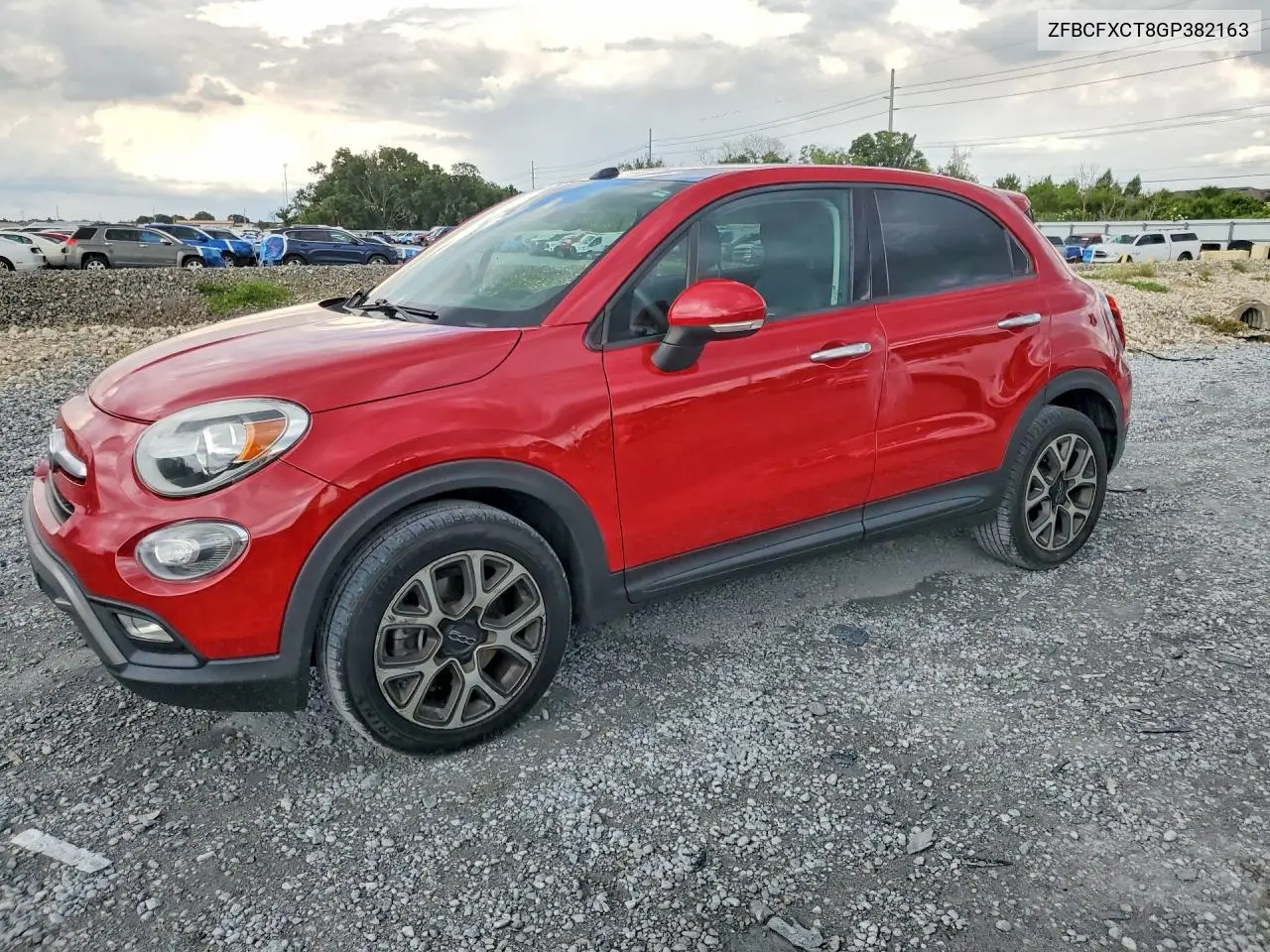 2016 Fiat 500X Trekking VIN: ZFBCFXCT8GP382163 Lot: 56965246