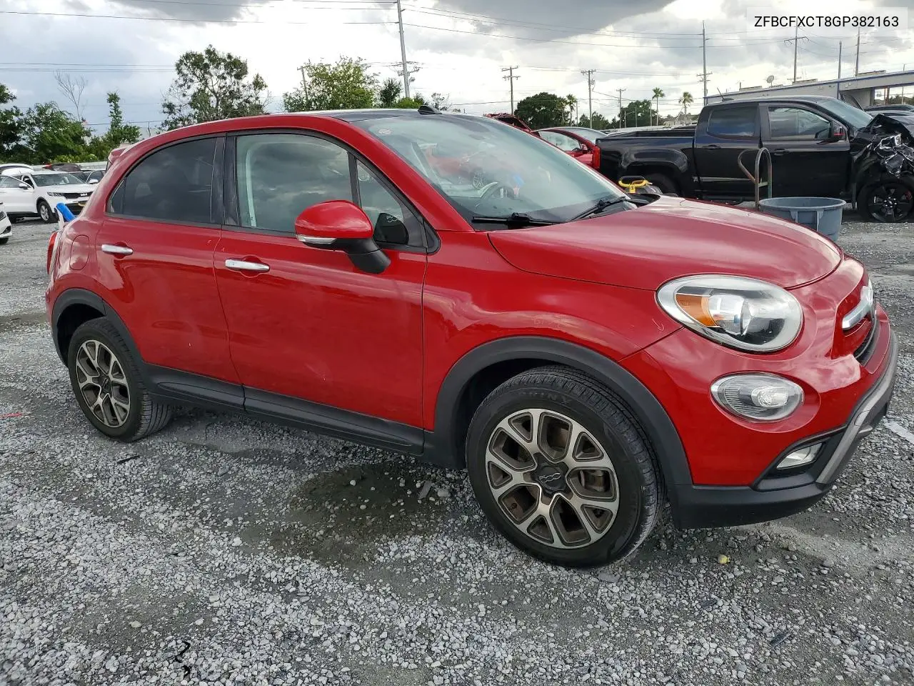 2016 Fiat 500X Trekking VIN: ZFBCFXCT8GP382163 Lot: 56965246